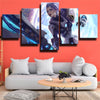 5 piece canvas art framed prints League of Legends Riven wall picture-1200（3）