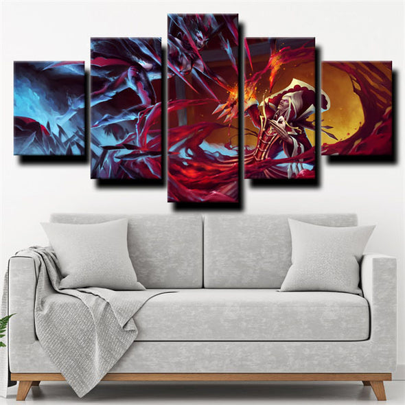 custom 5 panel canvas League of Legends Vladimir wall art decor picture-1200 (1)