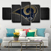 custom 5 panel canvas Rams logo wall art decor picture-1201 (2)