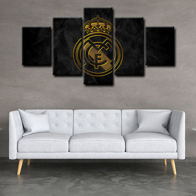 custom 5 panel canvas Real Madrid CF wall art decor picture1213 (1)