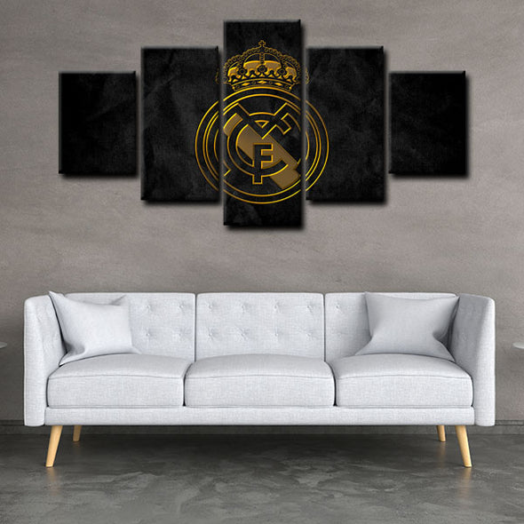 custom 5 panel canvas Real Madrid CF wall art decor picture1213 (1)