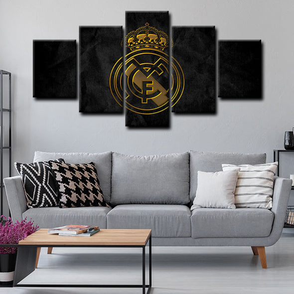 custom 5 panel canvas Real Madrid CF wall art decor picture1213 (4)