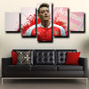 custom 5 panel canvas prints Arsenal Ozil live room decor-1223 (2)