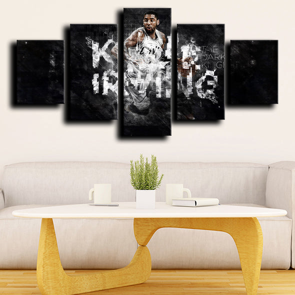 custom 5 panel canvas prints Celtics MVP irving home decor-1220 (2)
