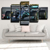 custom 5 panel canvas prints Formula 1 Car Mercedes live room decor-1200 (2)