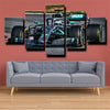 custom 5 panel canvas prints Formula 1 Car Mercedes live room decor-1200 (3)