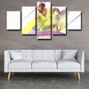 custom 5 panel canvas prints Kobe Bryant live room decor1218 (3)