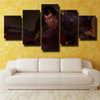 custom 5 panel canvas prints League Legends Darius live room decor-1200（3）