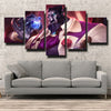 custom 5 panel canvas prints League Of Legends Galio live room decor-1200 (2)