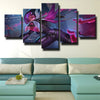 custom 5 panel canvas prints League Of Legends Irelia live room decor-1200 (1)