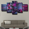 custom 5 panel canvas prints League Of Legends Irelia live room decor-1200 (2)