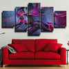 custom 5 panel canvas prints League Of Legends Irelia live room decor-1200 (3)