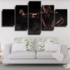 custom 5 panel canvas prints Mortal Kombat X Liu Kang live room decor-1533 (3)