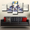 custom 5 panel canvas prints St. Louis Blues Teammates wall picture-1208 (4)