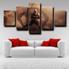 custom 5 panel canvas prints Trail Blazers Lillard Black live room decor-1211 (3)