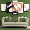 custom 5 panel canvas prints dragon ball Android 18 live room decor-2058 (2)