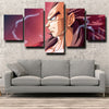 custom 5 panel canvas prints dragon ball Vegeta Side face home decor-2025 (3)