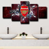 custom 5 panel canvas wall art prints Arsenal Badge home decor-1218 (3)