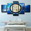 custom 5 panel canvas wall art prints Inter Milan Logo home decor-1209 (3)