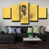 custom 5 panel canvas wall art prints Pacers george home decor-1218 (1)