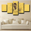 custom 5 panel canvas wall art prints Pacers george home decor-1218 (4)