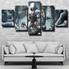 custom 5 panel wall art Assassin's Creed Bloodlines Altaïr home decor-1216 (1)