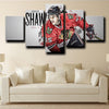 custom 5 panel wall art Chicago Blackhawks Shaw home decor-1214 (3)