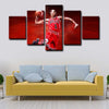    custom 5 panel wall art Derrick Rose home decor1215 (4)