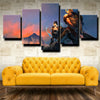 custom 5 panel wall art League of Legends Tryndamere home decor-1200 (2)