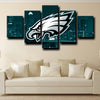 custom 5 panel wall art framed prints Eagles logo home decor-1222 (2)