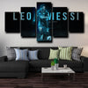 custom 5 piece canvas art prints Barcelona Messi wall picture-1218 (1)
