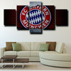 custom 5 piece canvas art prints Bayern Logo Emblem wall picture-1207 (2)
