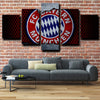 custom 5 piece canvas art prints Bayern Logo Emblem wall picture-1207 (3)