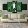 custom 5 piece canvas art prints Celtics Thomas wall decor-1202 (4)