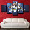 custom 5 piece canvas art prints Inter Milan Icardi wall picture-1203 (2)