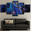 custom 5 piece canvas art prints League Legends Aurelion wall picture-1200 (3)