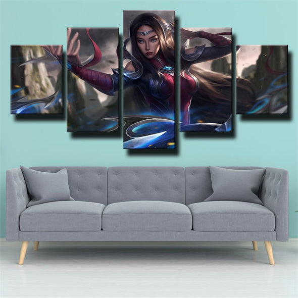 custom 5 piece canvas art prints League Of Legends Irelia wall picture-1200 (2)
