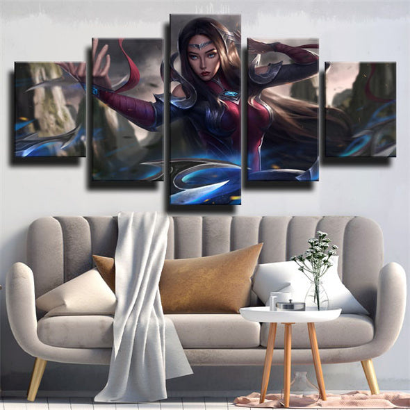 custom 5 piece canvas art prints League Of Legends Irelia wall picture-1200 (3)