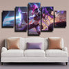 custom 5 piece canvas art prints League Of Legends Jinx wall picture-1200 (1)