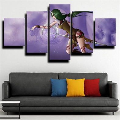 custom 5 piece canvas art prints League of Legends Soraka wall picture-1200 (1)