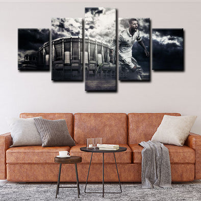 custom 5 piece canvas art prints Sergio Ramos wall picture1219 (1)