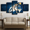 custom 5 piece canvas art prints Warriors MVP Curry wall picture1252 (3)