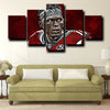 custom 5 piece canvas prints Atlanta Falcons Jones wall picture-1241 (2)