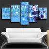 custom 5 piece canvas prints League of Legends Ezreal live room decor-1200 (2)