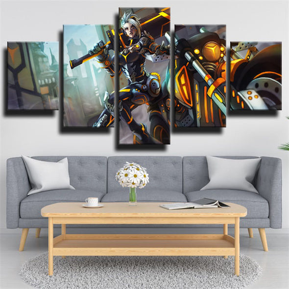 custom 5 piece canvas prints League of Legends Riven live room decor-1200 (2)