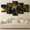 custom 5 piece canvas prints League of Legends Shen live room decor-1200 (1)
