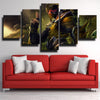 custom 5 piece canvas prints League of Legends Shen live room decor-1200 (3)