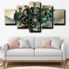 custom 5 piece canvas prints Minnesota Wild Teammates live room decor-1206 (3)