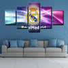 custom 5 piece canvas prints Real Madrid CF live room decor1215 (2)