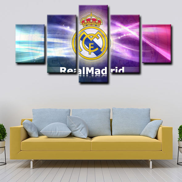 custom 5 piece canvas prints Real Madrid CF live room decor1215 (4)